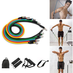 11 Pcs Resistance Band Set – Forever Fitness